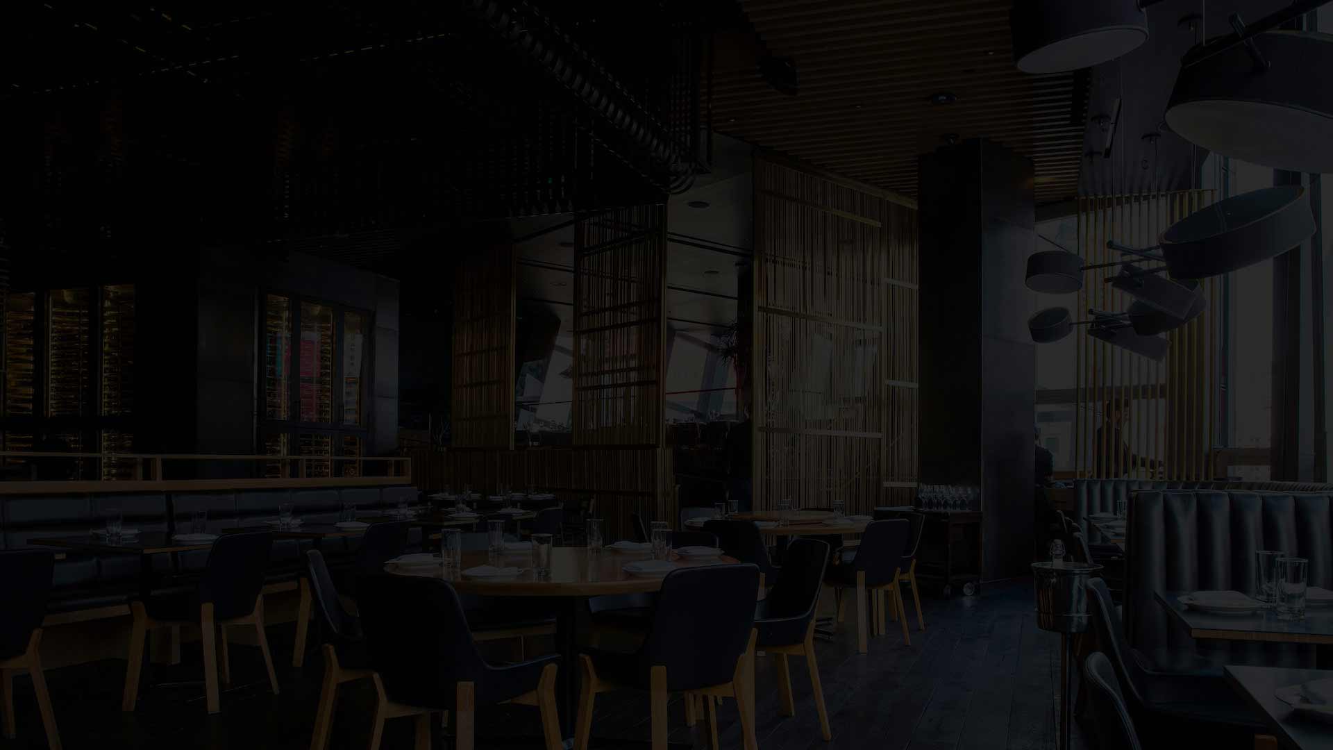 Fine dining vibe captured in Restaurant’s background image