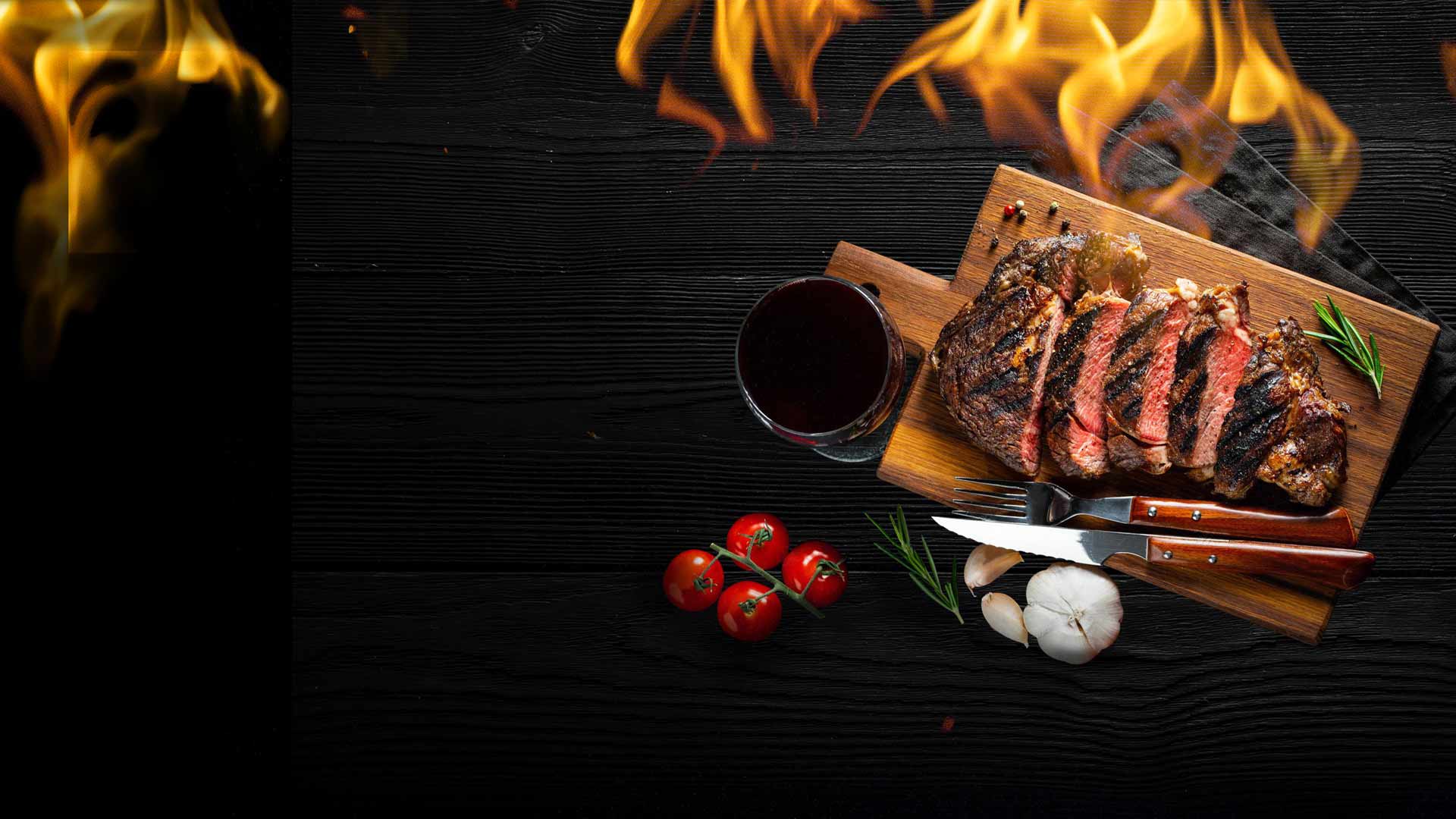 Restaurant background image showcasing elegant dining ambiance
